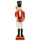 32.5" Large Metal Christmas Nutcracker with Hidden Storage Holiday Decoration for Home or Porch